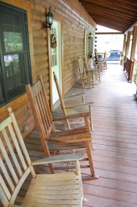 Rocking Chairs Staff Cabin